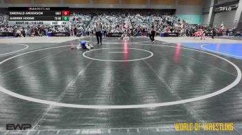 88 lbs Semifinal - Khloe Morrow, Mat Demon Wrestling Club vs Aissa Castillo, Takedown Elite