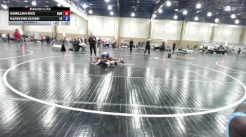 130 lbs Rr Rnd 3 - Kamilliah Rice, Florida Elite Wrestling vs Kaitelynn Oliver, Lake Gibson