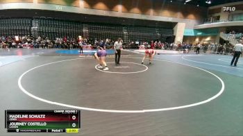 190 lbs Champ. Round 1 - Madeline Schultz, Ceres vs Journey Costello, Lassen