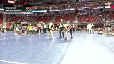 2A-285 lbs Quarterfinal - Ethan Wood, Mount Vernon vs Aaron Richtsmeier, Clear Lake