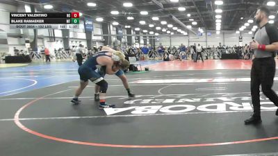 152 lbs Round Of 64 - Vincent Valentino, NC vs Blake Ramaeker, MT