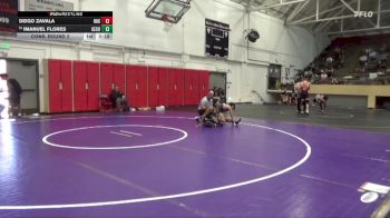 141 lbs Cons. Round 2 - Imanuel Flores, Cerritos College vs Deigo Zavala, Rio Hondo College