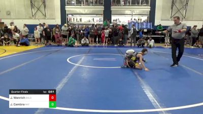 66 lbs Quarterfinal - Jacob Wenrich, Bald Eagle Area vs John Cambra, Mat Assassins