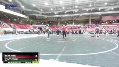 100 lbs Quarterfinal - Wyatt Strick, CSTC vs Rydge Smidt, Team North Stars