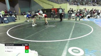 96 lbs Consi Of 8 #2 - Camden Garrison, HURRICANE WRESTLING ACADEMY vs Gracie Repp, Duncan Demons