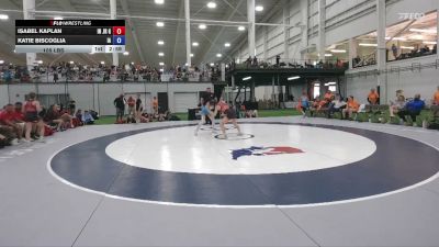 110 lbs Isabel Kaplan, Indiana Gold vs Katie Biscoglia, Iowa