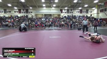 S-10 lbs Round 3 - Sawyer Wieland, Indee Mat Club vs Tate Brown, Indee Mat Club