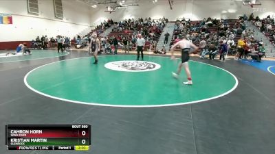 144 lbs Cons. Round 5 - Kristian Martin, Glenrock vs Camron Horn, Wind River