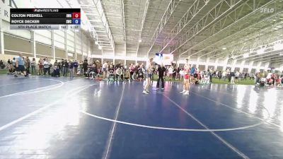 144 lbs 5th Place Match - Colton Peshell, Sanderson Wrestling Academy vs Royce Decker, Stallions Wrestling Club