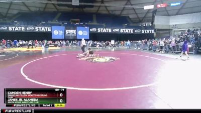 74 lbs Cons. Round 2 - Camden Henry, Enumclaw Yellow Jackets Wrestling Club vs James Jr. Alameda, South Kitsap Wrestling Club