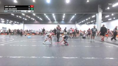 76 lbs Round 1 (8 Team) - Levi Jackson, Takedown Elite vs Asic Gallegos, Top Rank
