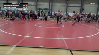 105 lbs Semifinal - Brayden Broadwater, Perryopolis vs Greyson Hydorn, Hampstead