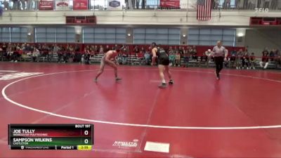 184 lbs Quarterfinal - Sampson Wilkins, Castleton vs Joe Tully, Worcester Polytechnic