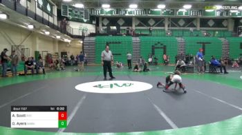 55 lbs 3rd Place - Ashton Scott, Red Lion vs Owen Ayers, Warner Elite Wrestling Club