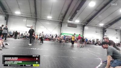 58/62 1st Place Match - Boone Ruzek, Backyard Brawlers vs Jackson Ledford, Whitefield Academy