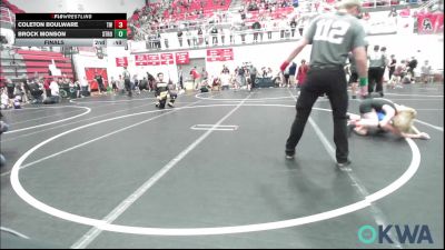 46 lbs 3rd Place - Gavino Camarillo, Clinton Youth Wrestling vs Ryder Aguilar, Newkirk Takedown Club