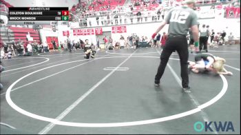 46 lbs 3rd Place - Gavino Camarillo, Clinton Youth Wrestling vs Ryder Aguilar, Newkirk Takedown Club