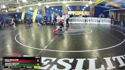 144 White Quarterfinal - Sergio Declet, Lake Brantley Hs vs Max Brouche, Gateway