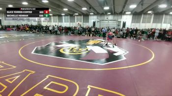 100 lbs Cons. Round 3 - Elice Torres-Cortez, Sand Creek vs Michelle Henman, Kelly Walsh