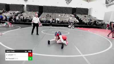 122-H lbs Semifinal - William Russell, SET ELITE vs Jack Lorper, Red Nose WC