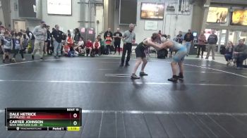 130 lbs Round 5 (6 Team) - Dale Hetrick, 84 Athletes vs Carter Johnson, NOVA Wrestling Club