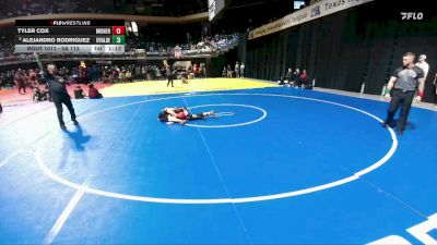 5A 113 lbs Champ. Round 1 - Alejandro Rodriguez, Uvalde vs Tyler Cox, Midlothian Heritage