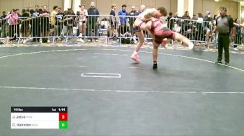 144 lbs Round Of 64 - Jake Jelus, Etiwanda vs Cash Hairston, Bishop Gorman HS