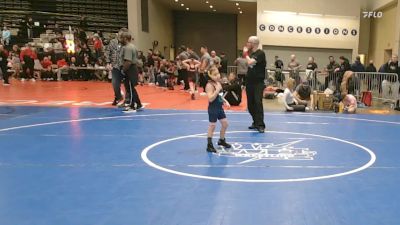 44 lbs Rr Rnd 4 - Logan Dimichele, Revival Oange vs Kamden Kling, CT Whale Humpback - K3