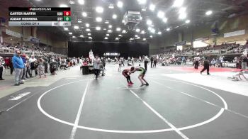 89 lbs Consi Of 4 - Carter Martin, Bear Cave WC vs Joziah Herrera, Steel City Reloaded WC