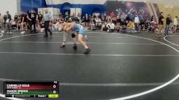 113 lbs Round 1 (8 Team) - Carmello Kolb, Ohio Storm vs Mason Spence, CP Wrestling