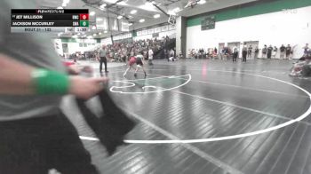 132 lbs Champ. Round 1 - Jackson McCurley, Shelton Wrestling Academy vs Jet Millison, Bobcat Wrestling Club