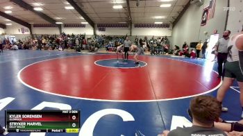 157 lbs Champ. Round 2 - Kyler Sorensen, Glenrock vs Stryker Marvel, Kelly Walsh