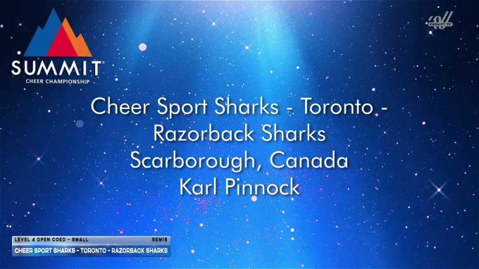 The Razorbacks Toronto Cheer Sport Sharks - Toronto - Razorback Sharks [2026 L4 Open Coed ...
