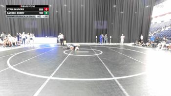 132 lbs 2nd Wrestleback (16 Team) - Carson Curry, Thomas County Central HS vs Ryan Sanders, Brunswick
