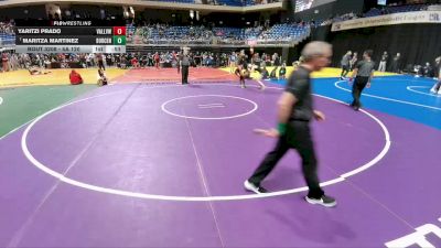 5A 120 lbs Cons. Round 2 - Maritza Martinez, Burleson Centennial vs Yaritzi Prado, Pharr Valley View