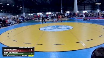 150 lbs Semis & 1st Wb (8 Team) - Grayson Cahill, GREAT NECK WRESTLING CLUB vs Evan Thompson, NORTH CAROLINA WRESTLING FACTORY - BLUE