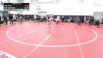 C-160 lbs Consi Of 16 #1 - Cael Boyd, VA vs Trey Sheppard, WV