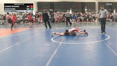 81 lbs Rr Rnd 2 - Connor Meagher, Smitty's Barn Red - ESC vs Jaxon Daniel, Rabbit Wrestling Club - ESC