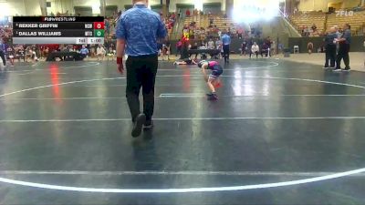 50 lbs Quarterfinal - Dallas Williams, Minion Training Center vs Rekker Griffin, Nashville Catholic Wrestling