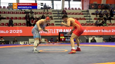 92 kg Quarterfinal - Michael Macchiavello, USA vs Narenmanduhai Narenmanduhai, CHN