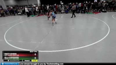 105 lbs Cons. Round 4 - Ella Kavanagh, Nevada Elite Wrestling vs Matti Givens, Best Trained Wrestling