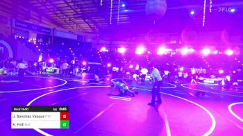 130 lbs Consolation - Jacob Sanchez Vasquez, Steel City Reloaded WC vs Kyler Fish, Mat Rats Rebooted