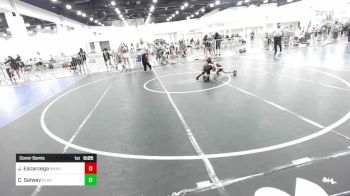 62 lbs Consolation - Jackson Escarcega, Manu WC vs Chayton Salway, Gladiator Wrestling Academy