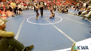 60 lbs Rr Rnd 3 - Adrian Arteaga, Wildcats vs Bennett Dawson, Team Tulsa Wrestling Club