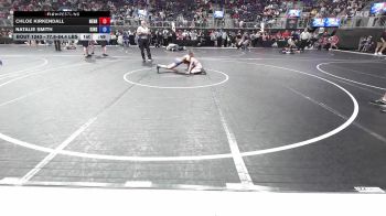 77.8-84.4 lbs Round Of 16 - Chloe Kirkendall, Nebraska Wrestling Academy vs Natalie Smith, King Select