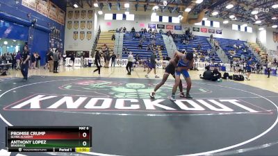 157 Gold Quarterfinal - Anthony Lopez, Braddock vs Promise Crump, Glynn Academy