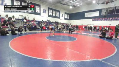 167 lbs 1st Place Match - Alfonso Hernandez, Threshold WC vs Brock Kenney, Trabuco Hills High School