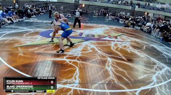 285 lbs Finals (8 Team) - Blake Underwood, Saint Michael Albertville vs Kyler Kuhn, Saint Pius X (Kansas City)