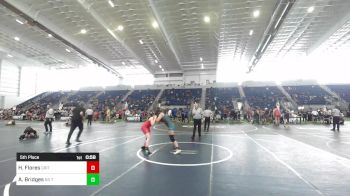 145 lbs 5th Place - Halo Flores, Grit Wrestling Club vs Alie Bridges, No Team