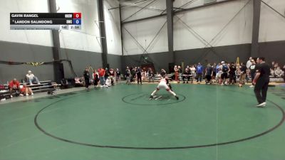 138 lbs Cons. Sub-quarters - Gavin Rangel, Newberg High School Wrestling vs Landon Salindong, Durham Wrestling Club